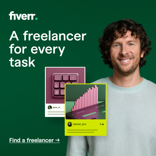Fiverr - hire a freelancer